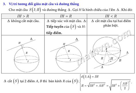 tính r mặt cầu